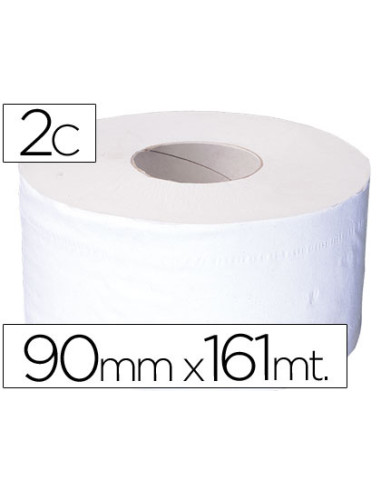 PAPEL HIGIENICO JUMBO 2 CAPAS BLANCO...