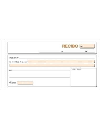 TALONARIO RECIBOS DUPLICADO LOAN