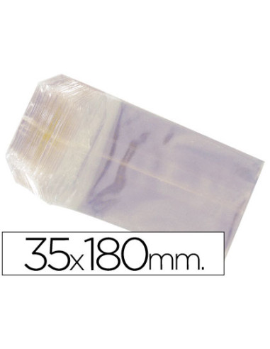 BOLSA CELOFAN 35X180 MM PAQUETE 100...