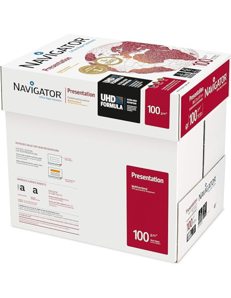PAPEL FOTOCOPIADORA NAVIGATOR DIN A4 100 GRAMOS PA