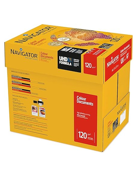 PAPEL A4 IMPRESORA NAVIGATOR DIN A4 120 GRAMOS