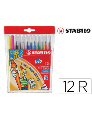 ROTULADOR STABILO TRIO A-Z BOLSA DE...