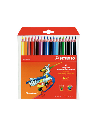 LAPICES DE COLORES STABILO TRIO PUNTA...