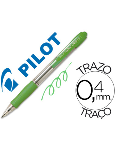 BOLIGRAFO PILOT SUPER GRIP VERDE...