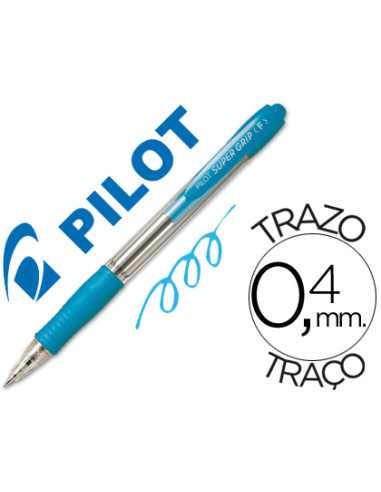 BOLIGRAFO PILOT SUPER GRIP CELESTE...
