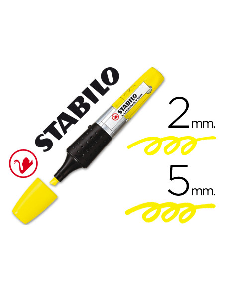 ROTULADOR STABILO BOSS LUMINATOR AMARILLO TINTA LU