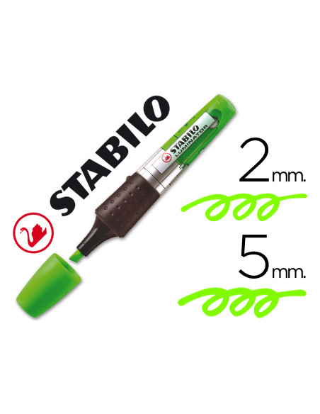 ROTULADOR STABILO BOSS LUMINATOR VERDE TINTA LIQUI