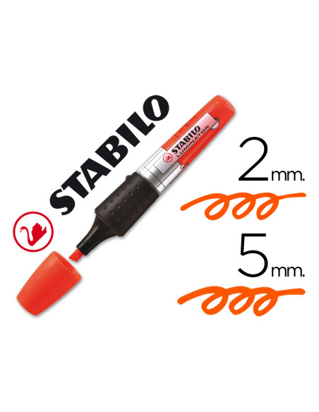 ROTULADOR STABILO BOSS LUMINATOR NARANJA TINTA LIQ