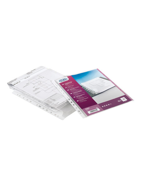 FUNDA MULTITALADRO OXFORD CON FUELLE DIN A4 200 MC