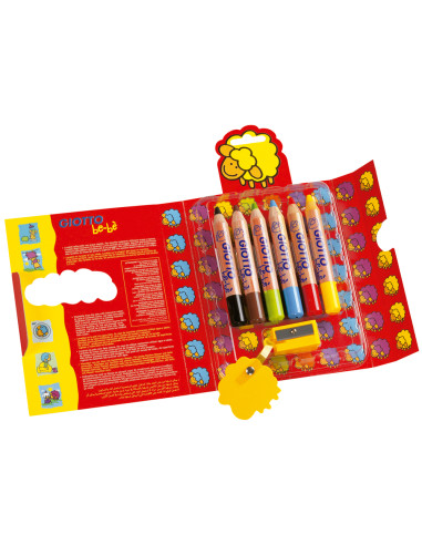 LAPICES DE COLORES GIOTTO SUPER BEBE...