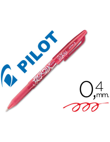 BOLIGRAFO PILOT FRIXION BORRABLE ROJO