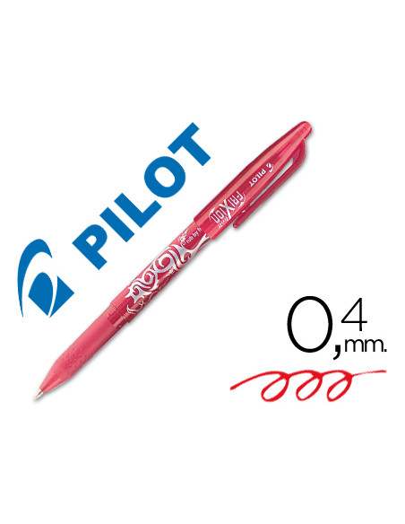 BOLIGRAFO PILOT FRIXION BORRABLE ROJO
