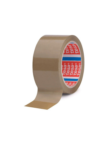 CINTA ADHESIVA TESA MARRON PP 66 MT X...