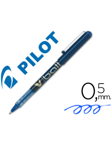 ROTULADOR PILOT ROLLER V-BALL AZUL...