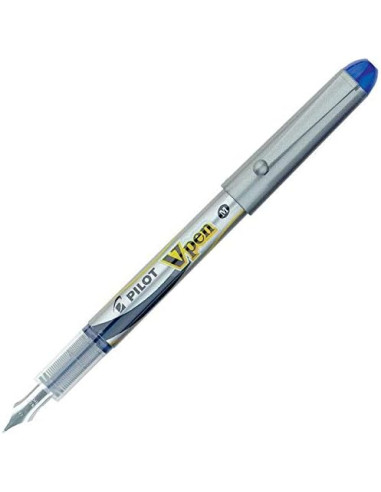PLUMA PILOT V PEN SILVER DESECHABLE...