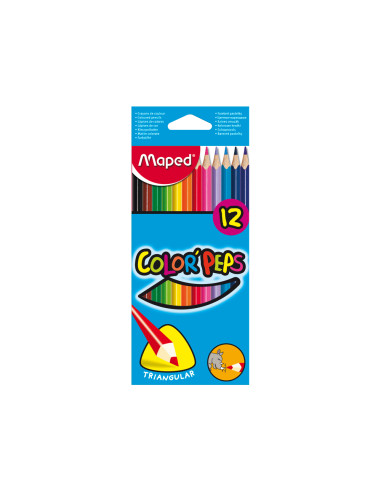 LAPICES DE COLORES MAPED TRIANGULARES...