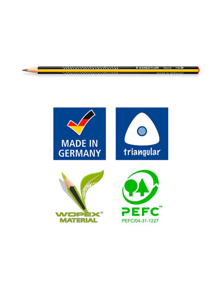 LAPICES DE GRAFITO STAEDTLER TRIPLUS SLIM TRIANGUL
