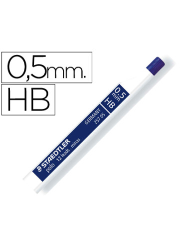 MINAS STAEDTLER GRAFITO 0,5 MMHB POLO...