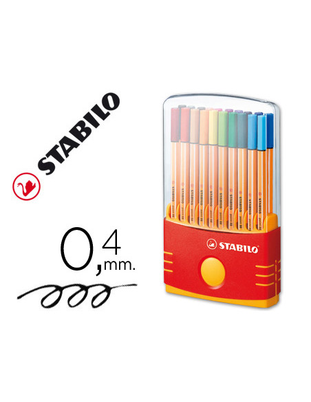 ROTULADOR STABILO PUNTA DE FIBRA POINT 88 COLOR PA