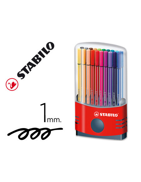 ROTULADOR STABILO PUNTA DE FIBRA PEN 68 COLOR PARA