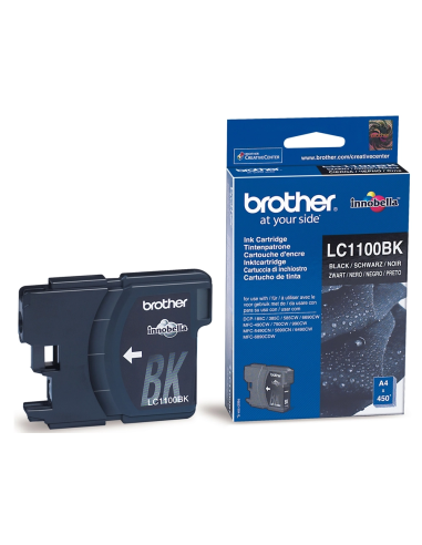 INK-JET BROTHER LC-1100BK NEGRO 450 PAG