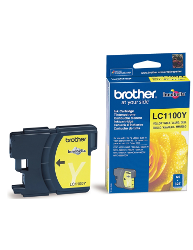 INK-JET BROTHER LC-1100Y AMARILLO 325...