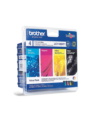 INK-JET BROTHER LC-1100BK /M/Y/C PACK...