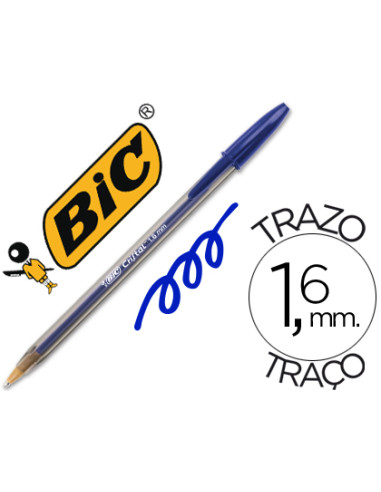 BOLIGRAFO BIC CRISTAL X-LARGE TINTA...