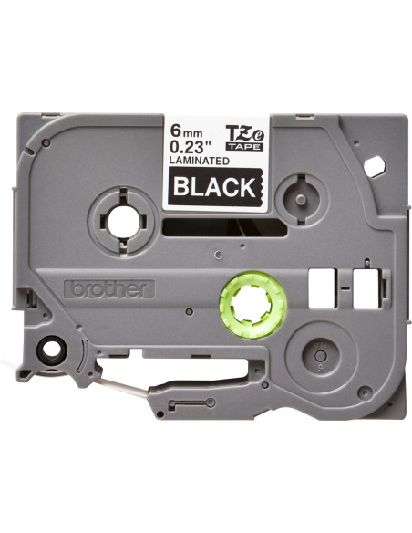 CINTA BROTHER TZE315 NEGRO-BLANCO 6MM LONGITUD 8MT