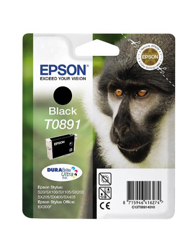 INK-JET EPSON T0891 NEGRO STYLUS S20...