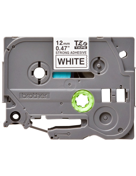 CINTA BROTHER TZES231 BLANCO-NEGRO 12MM LONGITUD 8