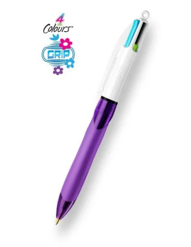 BOLIGRAFO BIC CUATRO COLORES CON GRIP...