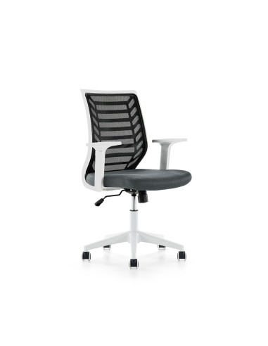 SILLA OFICINA CARCASA BLANCA RESPALDO...