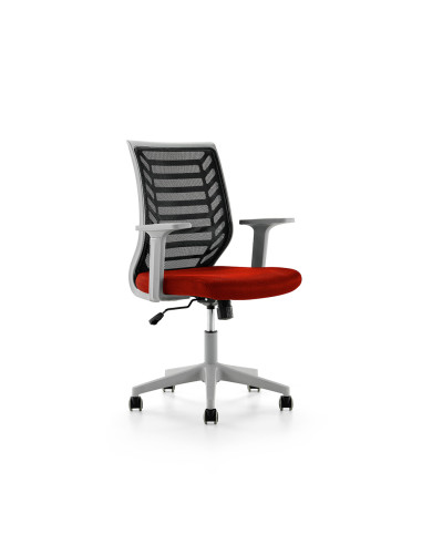 SILLA OFICINA CARCASA GRIS RESPALDO...