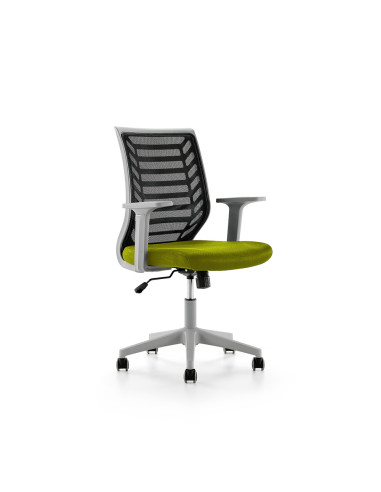 SILLA OFICINA CARCASA GRIS RESPALDO...