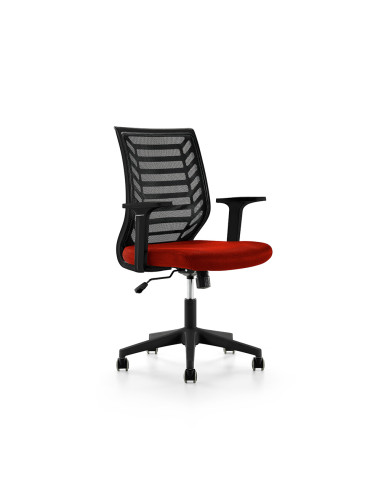 SILLA OFICINA CARCASA NEGRA RESPALDO...