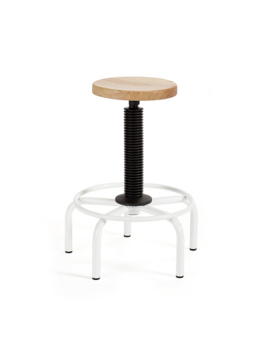 TABURETE RD-900 5 PIES MADERA