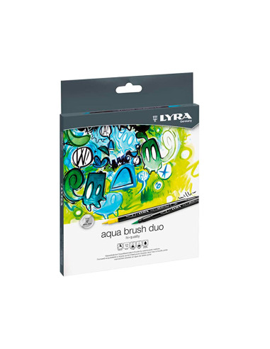 ROTULADOR LYRA AQUA BRUSH DUO CAJA DE...