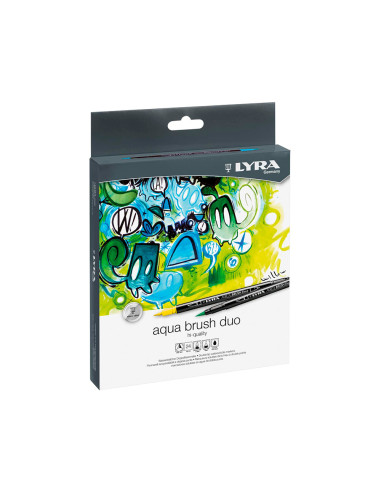 ROTULADOR LYRA AQUA BRUSH DUO CAJA DE...