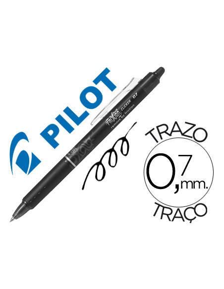 BOLIGRAFO PILOT FRIXION CLICKER BORRABLE 0,7 MM CO