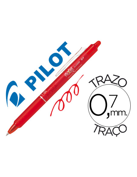 BOLIGRAFO PILOT FRIXION CLICKER BORRABLE 0,7 MM CO