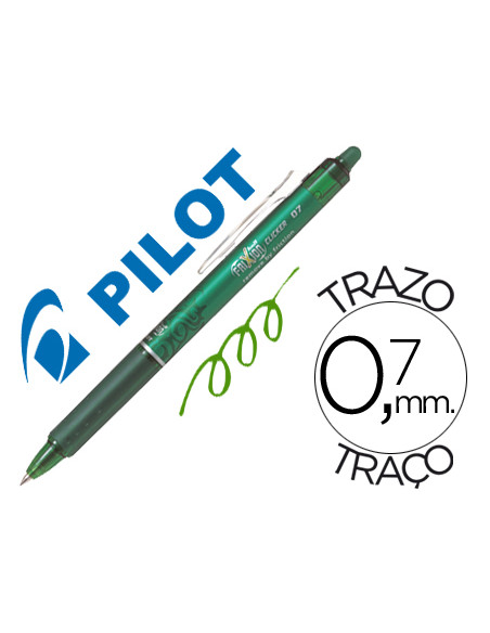 BOLIGRAFO PILOT FRIXION CLICKER BORRABLE 0,7 MM CO