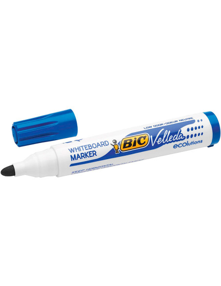 ROTULADOR BIC VELLEDA PARA PIZARRA AZUL PUNTA REDO