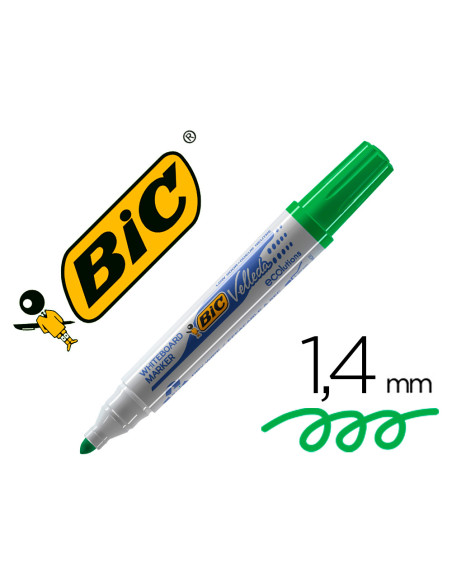 ROTULADOR BIC VELLEDA PARA PIZARRA VERDE PUNTA RED