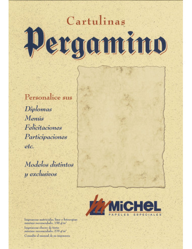 PAPEL PERGAMINO DIN A4 200 GR COLOR...
