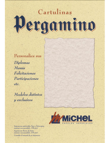 PAPEL PERGAMINO DIN A4 150 GR COLOR...