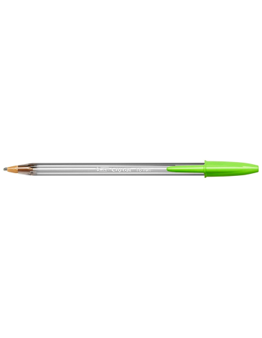 BOLIGRAFO BIC CRISTAL FUN VERDE LIMA...
