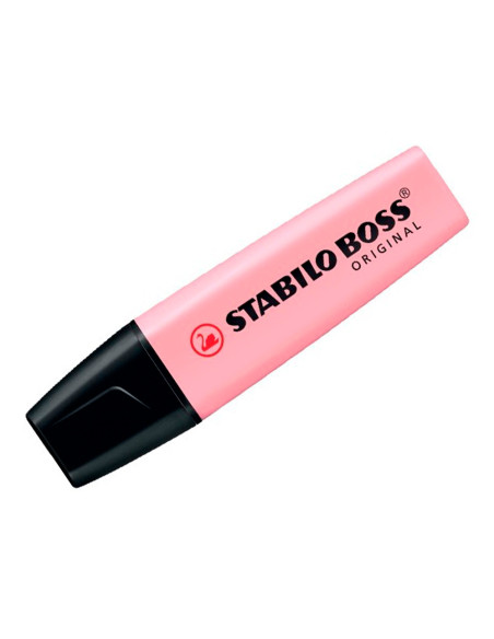 ROTULADOR STABILO BOSS PASTEL FLUORESCENTE 70 RUBO