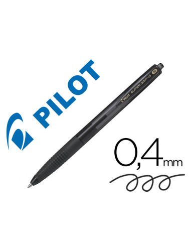 BOLIGRAFO PILOT SUPER GRIP G NEGRO...