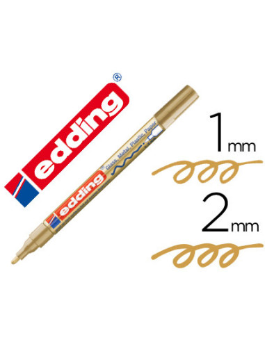 ROTULADOR EDDING PUNTA FIBRA 751 ORO...